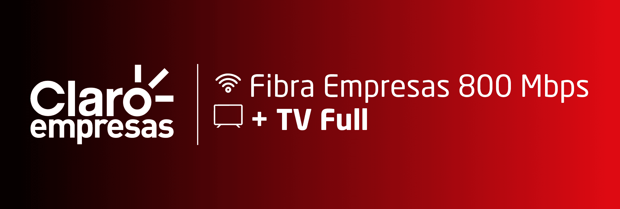 product Claro - Fibra Empresas 800 + TV Full logo