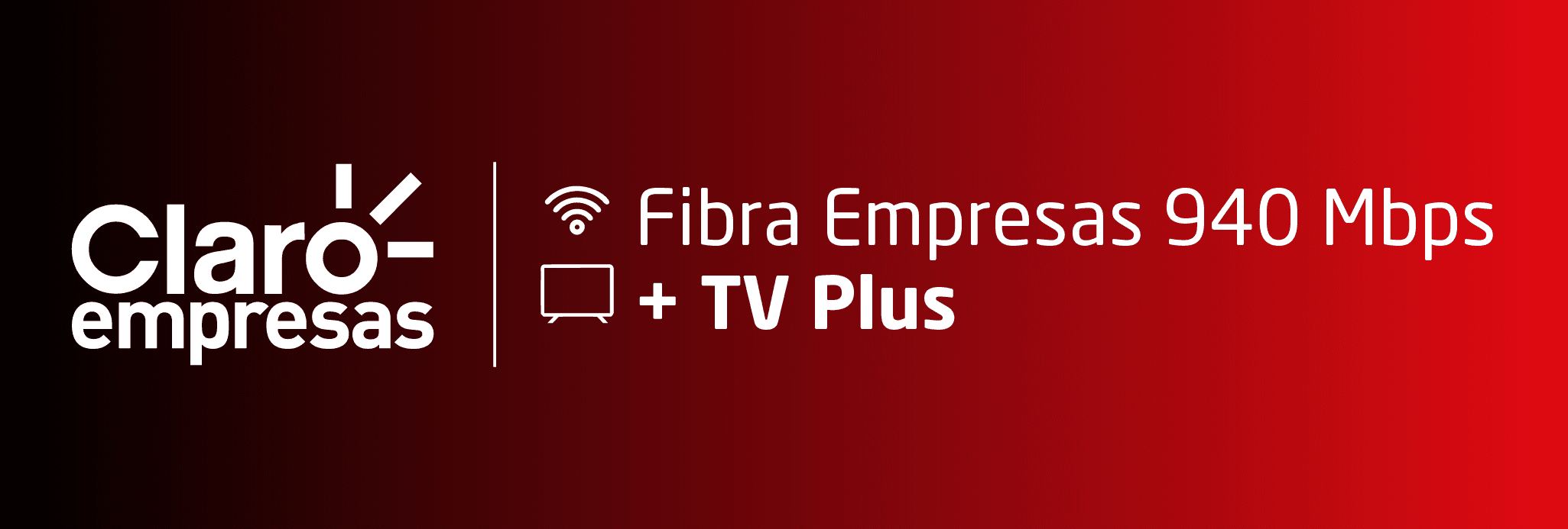 product Claro - Fibra Empresas 940 + TV Plus logo