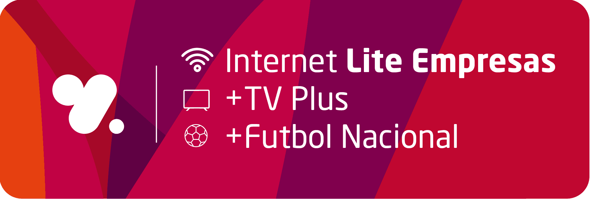 product Claro - Internet Lite Empresas + TV Plus + Futbol Nacional logo