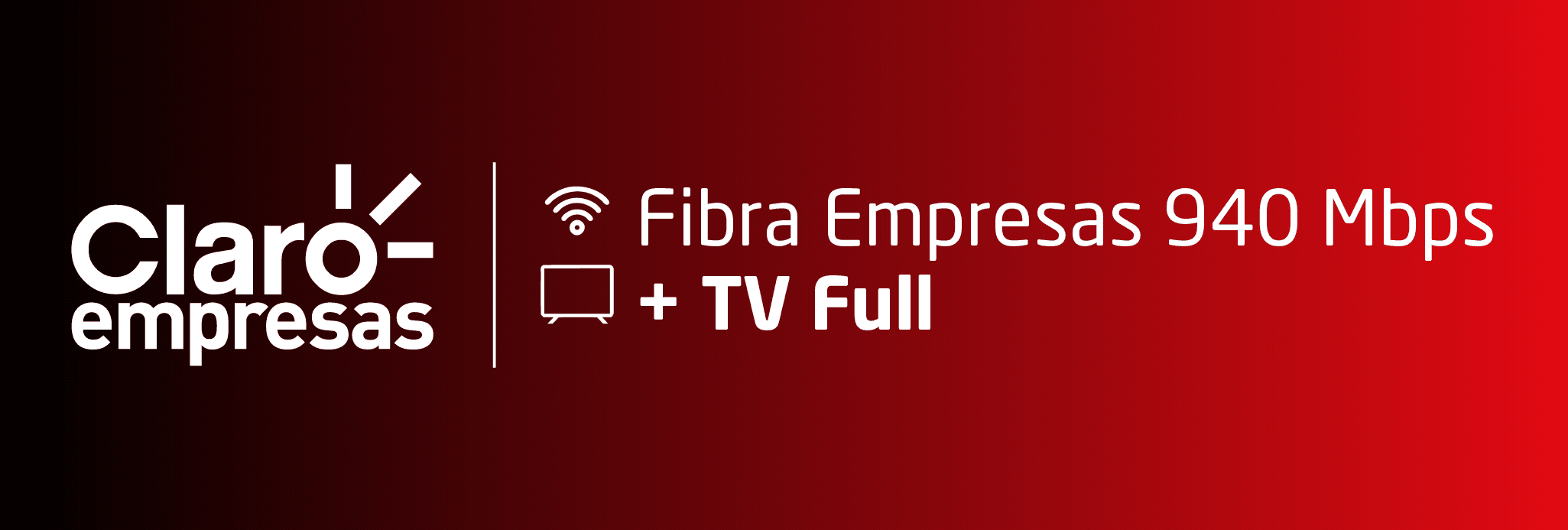 product Claro - Fibra Empresas 940 + TV Full logo